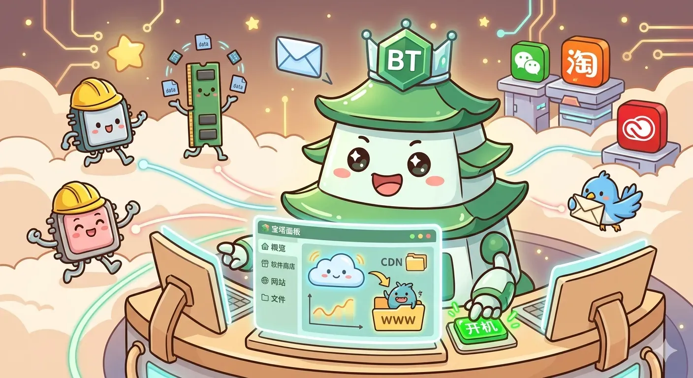 自建网站神器！宝塔面板安装教程，小白看完直呼太简单！